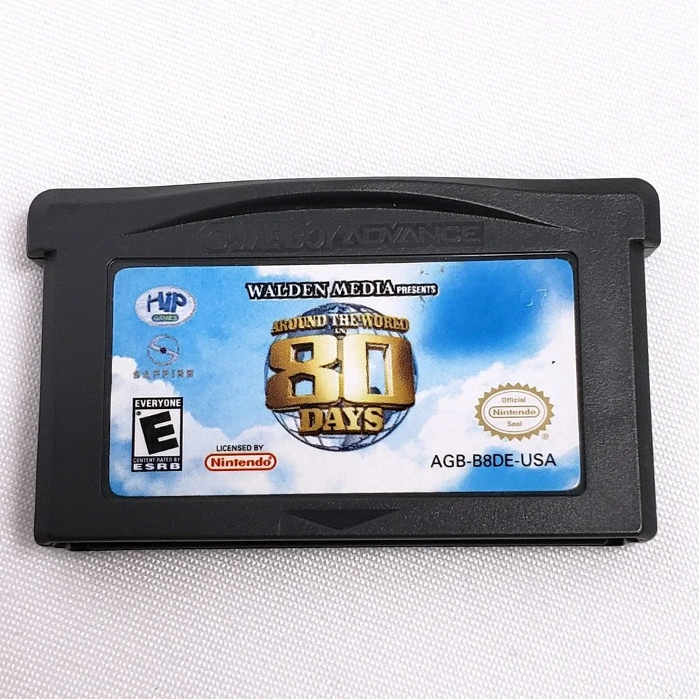 Nintendo‎ GBA Around the World in 80 Days Game Boy Advance USA Cartridge